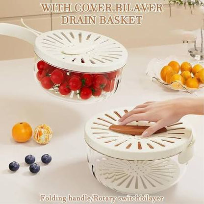 Fruit & Vegetable Storage and Drainage  Bowl